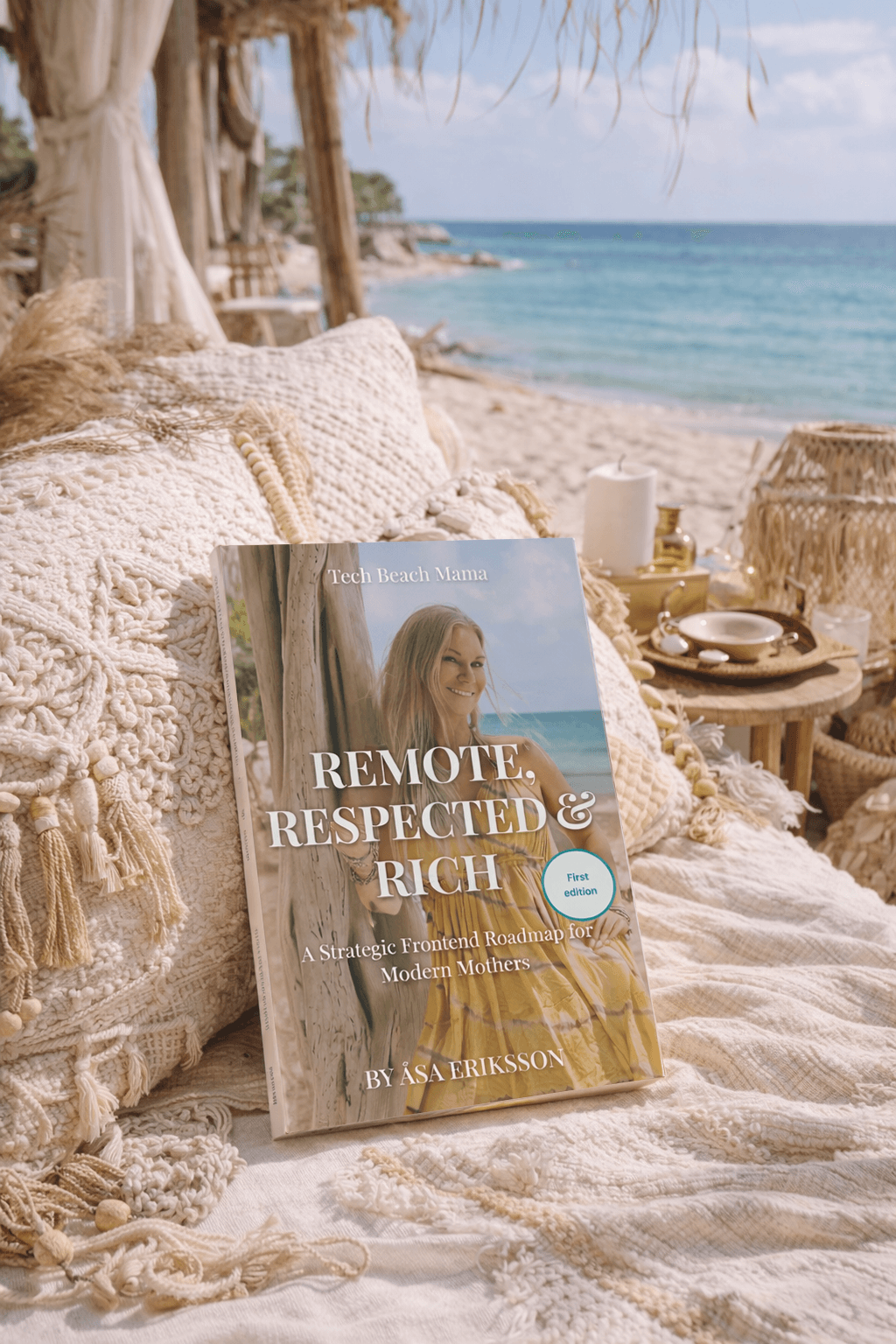 Working by the beach